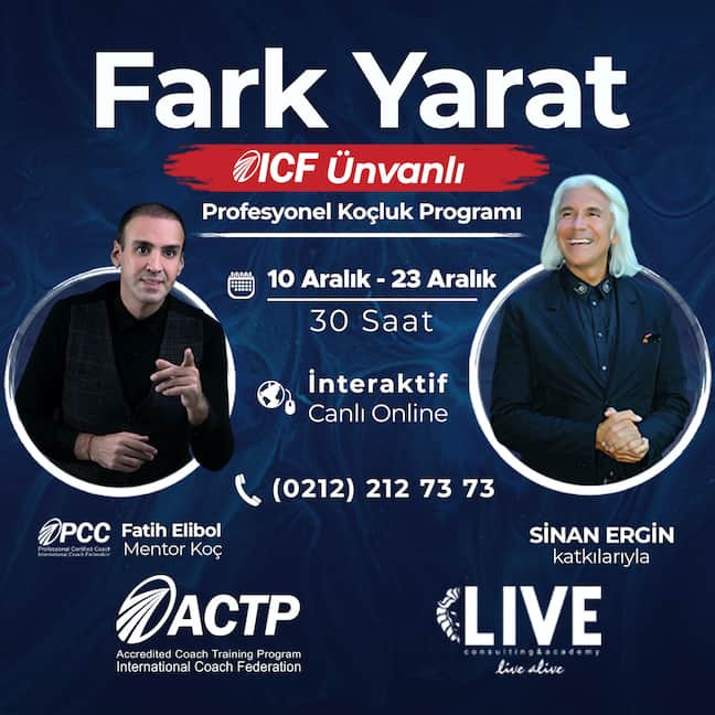 ICF Ünvanlı Profesyonel Koçluk Aralık Ayı